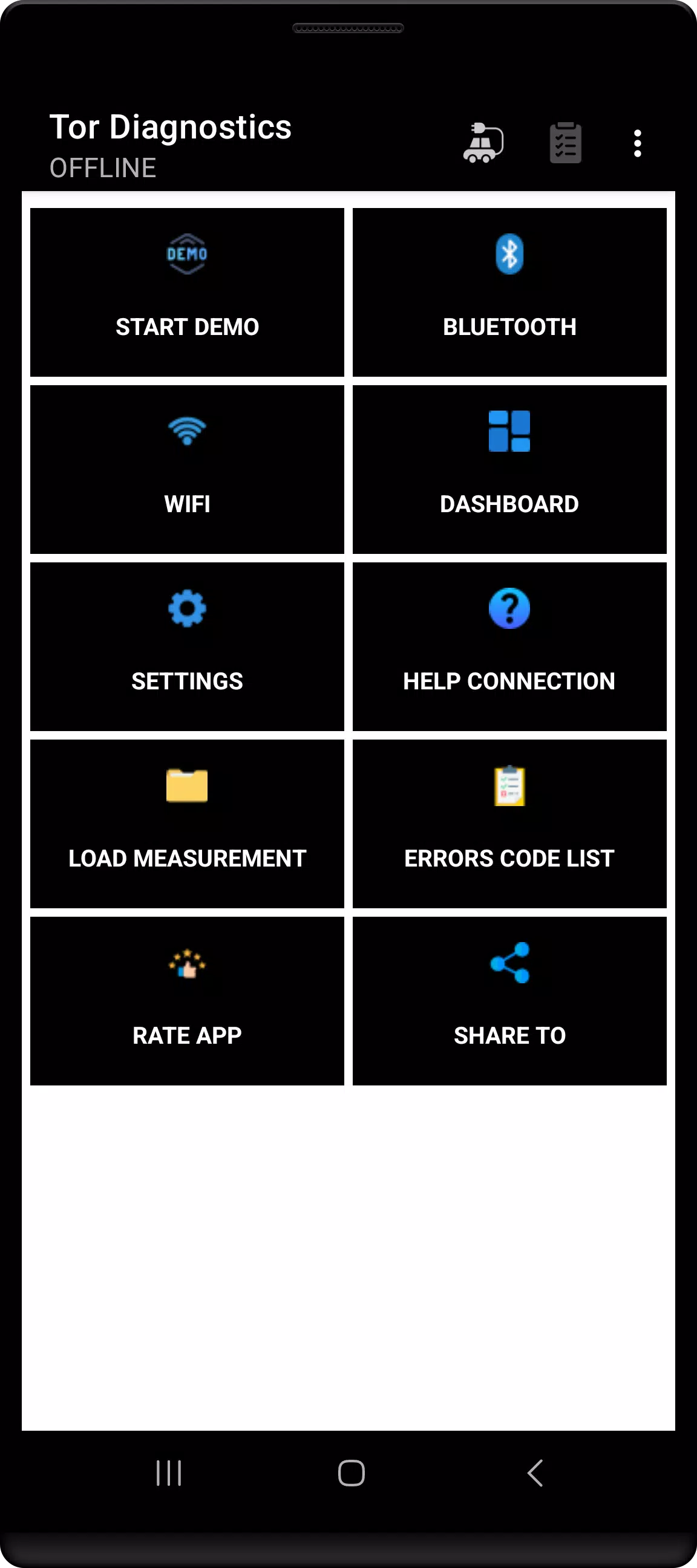Tor OBD2 Diagnostics Captura de pantalla 0
