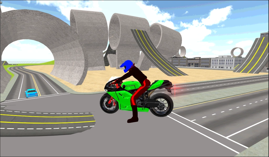 Motorbike Stunt Race 3D應用截圖第0張