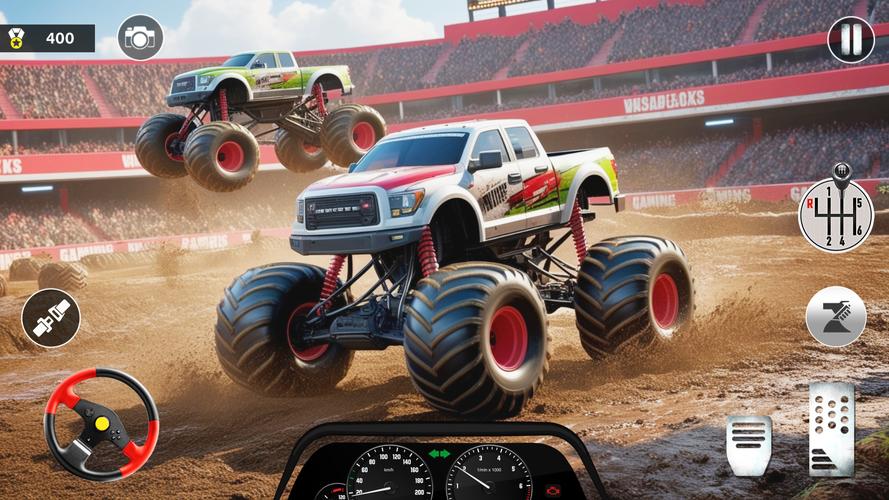 Monster Truck Racing Game 3D Captura de pantalla 3