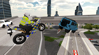 Police Motorbike Simulator 3D स्क्रीनशॉट 3