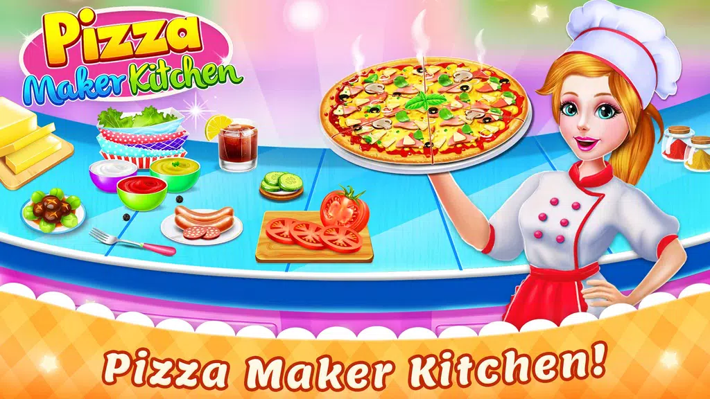 Pizza Maker Food Cooking Games Captura de tela 2