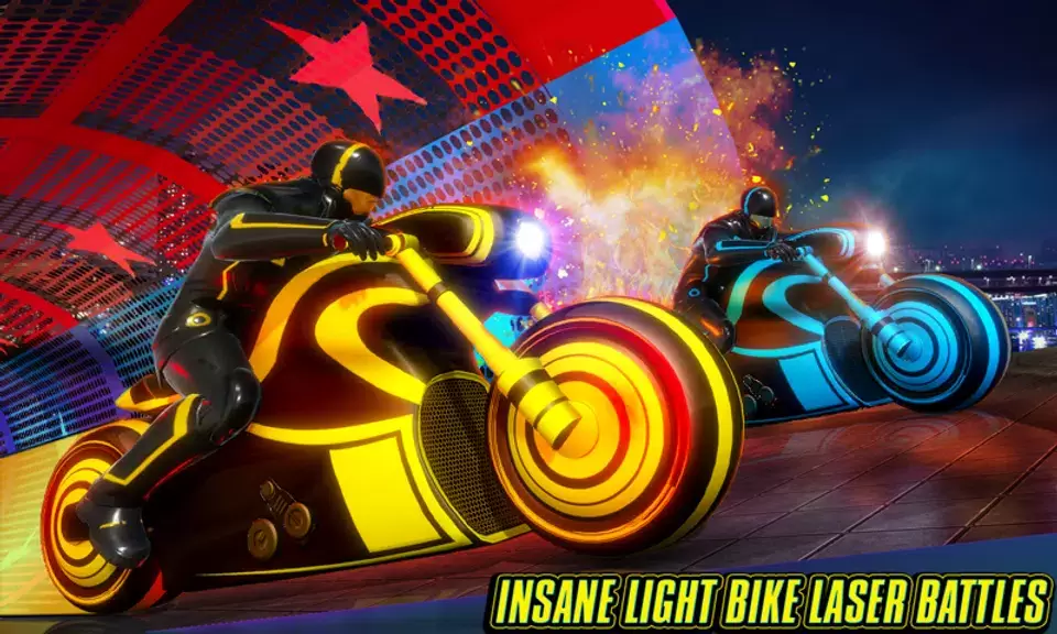 Light Bike Stunt Racing Game应用截图第0张