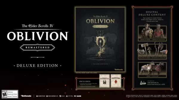 Elder Scrolls Oblivionは、予約注文とDLCのリマスターを再マスターします