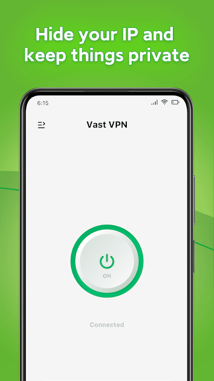 Vast VPN - Fast & Secure स्क्रीनशॉट 1