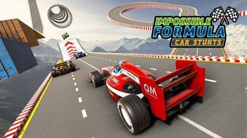 Formula Car Racing Stunts Ramp Скриншот 1