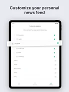 fresh - Daily news break app Captura de tela 3