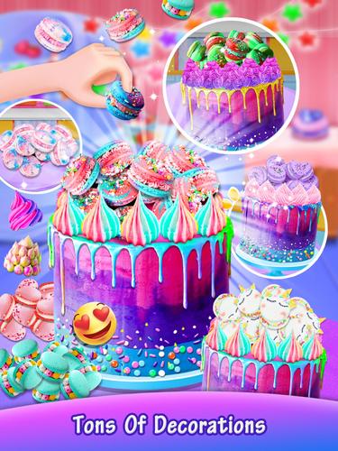 Galaxy Unicorn Cake Ảnh chụp màn hình 2