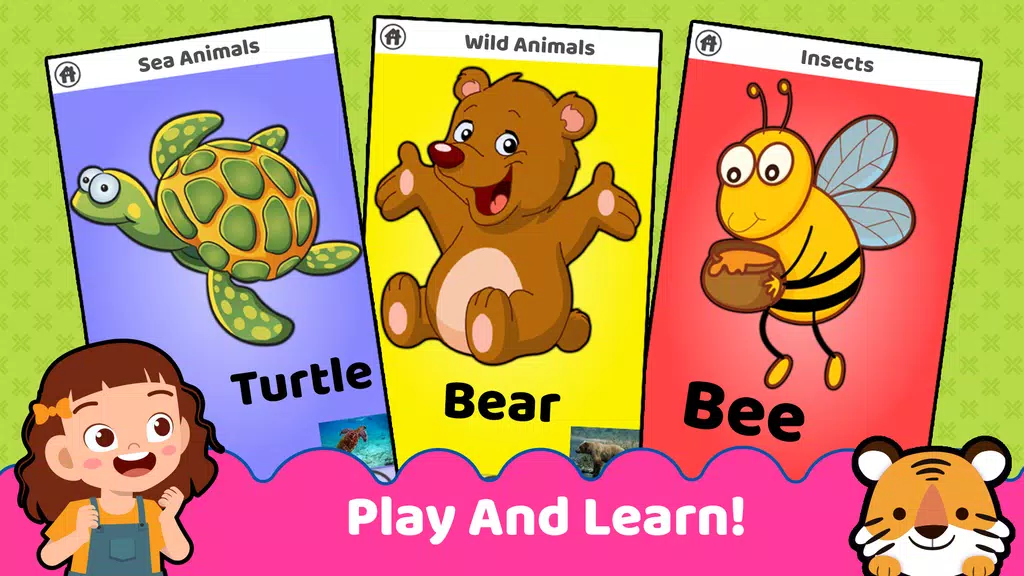 Animals for kids: Color & Draw应用截图第2张