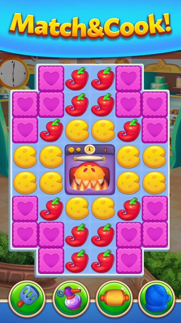 Match Cafe: Cook & Puzzle game Captura de tela 0