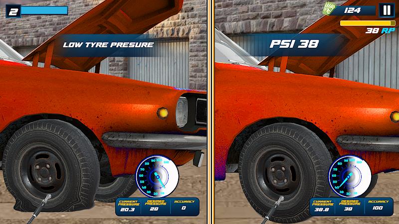 Tire Shop Car Mechanic Game 3d Captura de pantalla 2