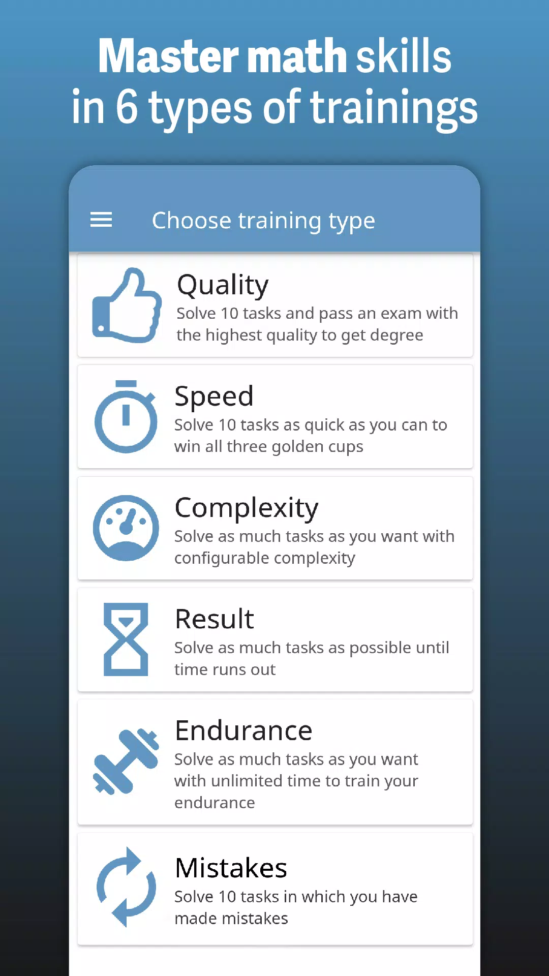 Speed Math Mental Quick Games Screenshot 0