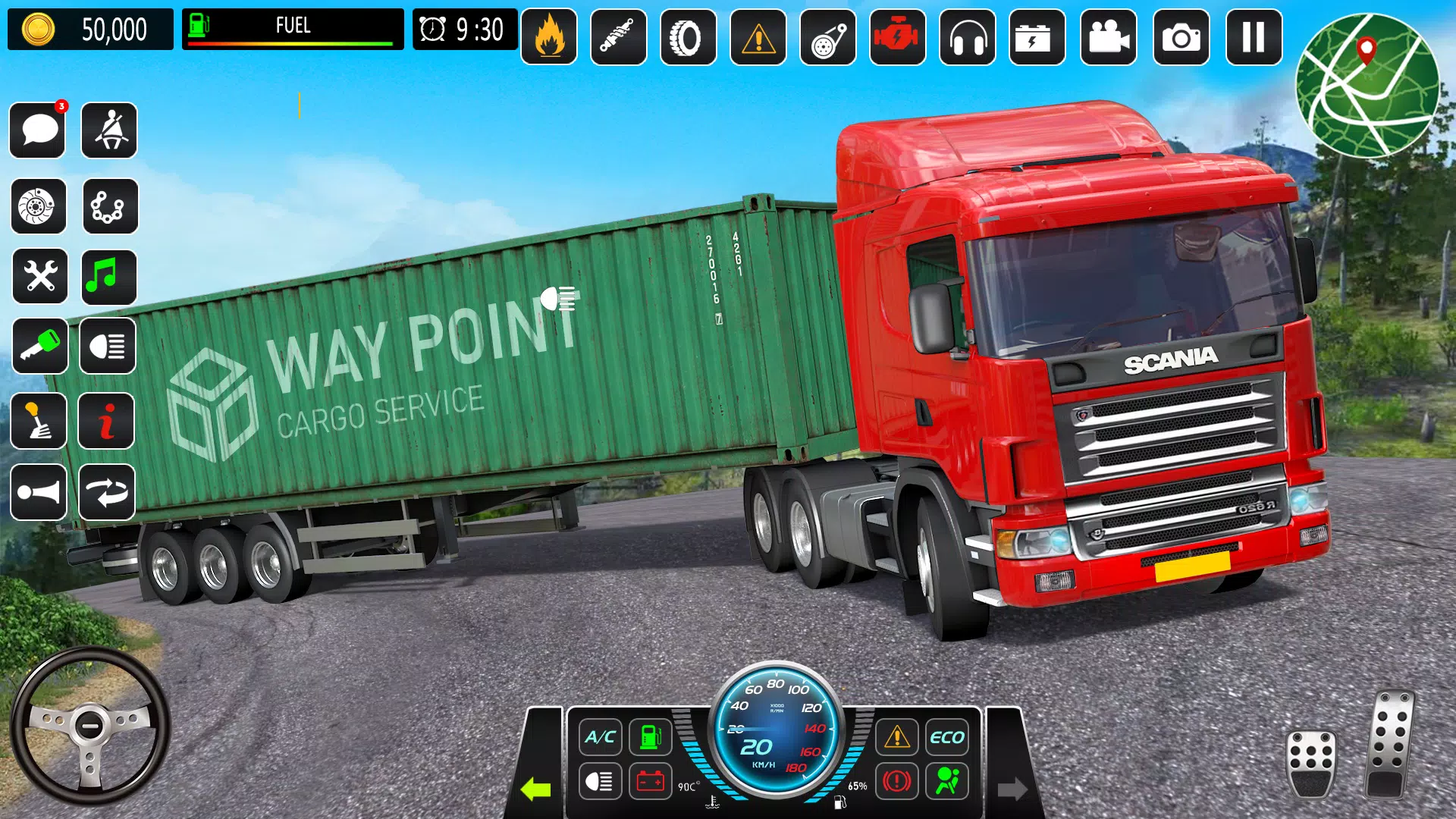 Mountain Truck Driving Games Zrzut ekranu 1