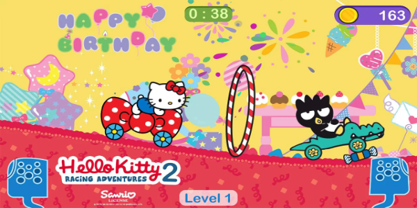 Hello Kitty games - car game Capture d'écran 2