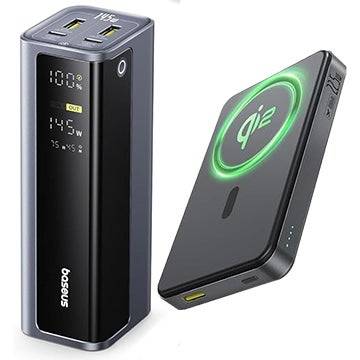 Baseus 20.800mAh 145W Power Bank + 10.000 mAh 22,5W MagSafe qi2 Power Bank