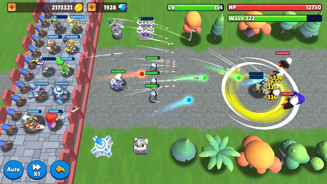 Wall Castle: Tower Defense TD Mod スクリーンショット 3