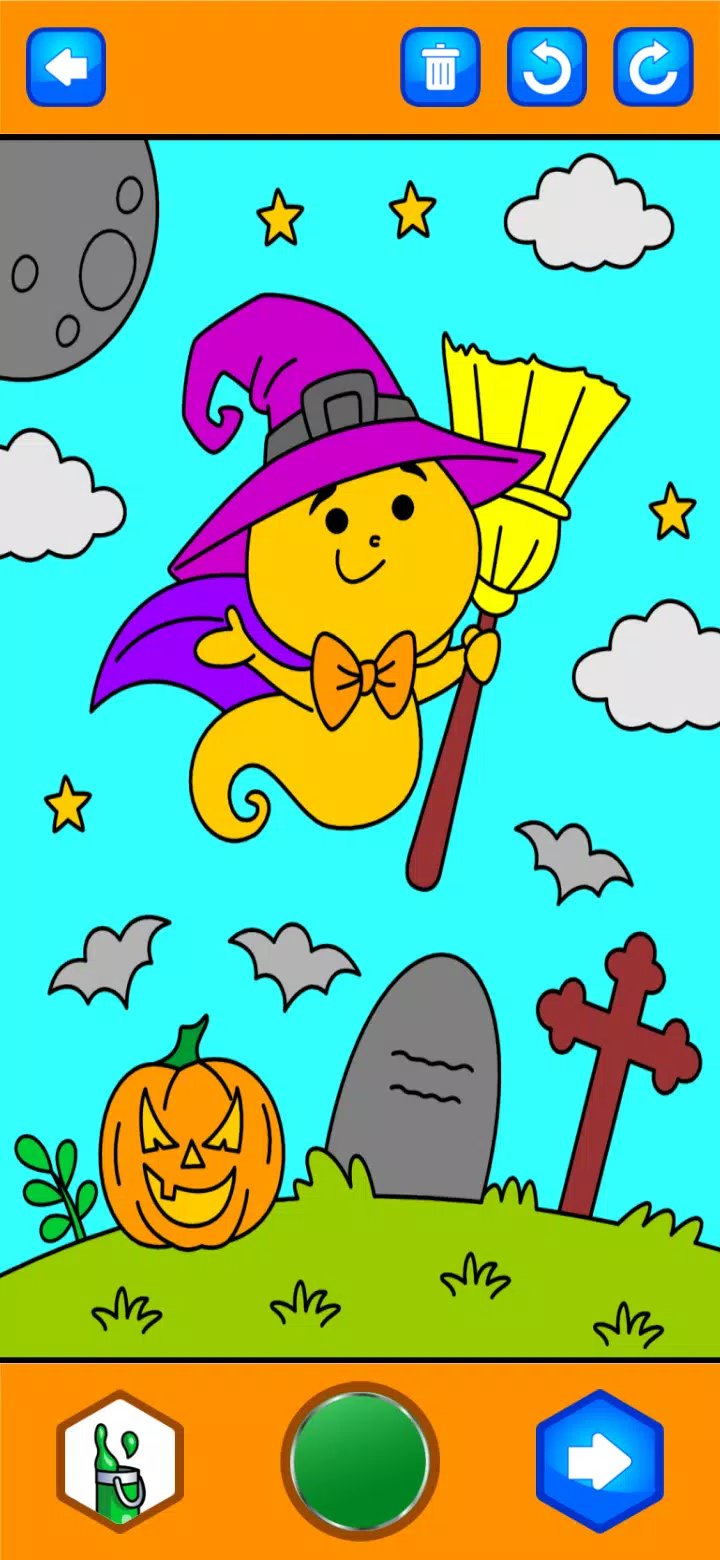 Halloween Coloring Game Screenshot 2