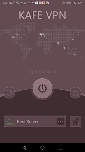 KAFE VPN - Fast & Secure VPN Screenshot 1