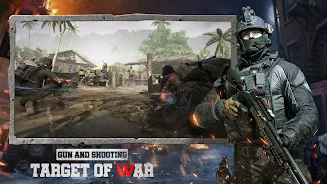 Gun and Shooting: Target war ภาพหน้าจอ 2