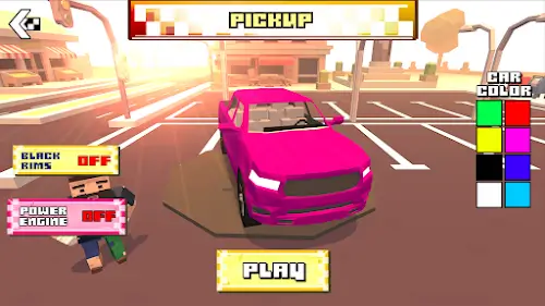 Blocky Car Racer Captura de pantalla 2