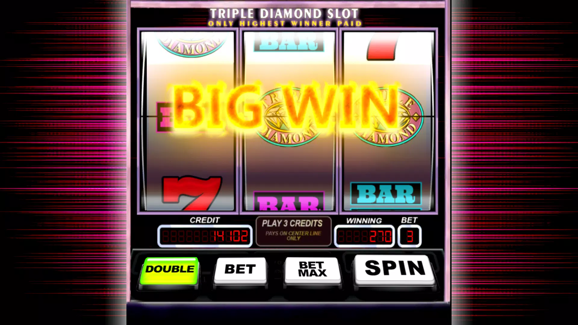 Triple Pay Diamond Slot Captura de pantalla 2