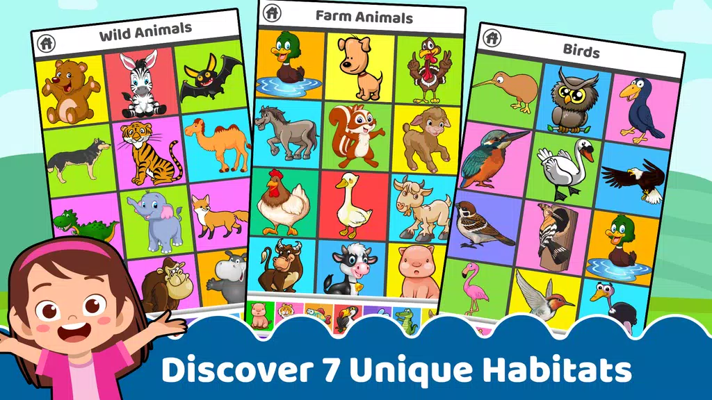 Animals for kids: Color & Draw应用截图第3张