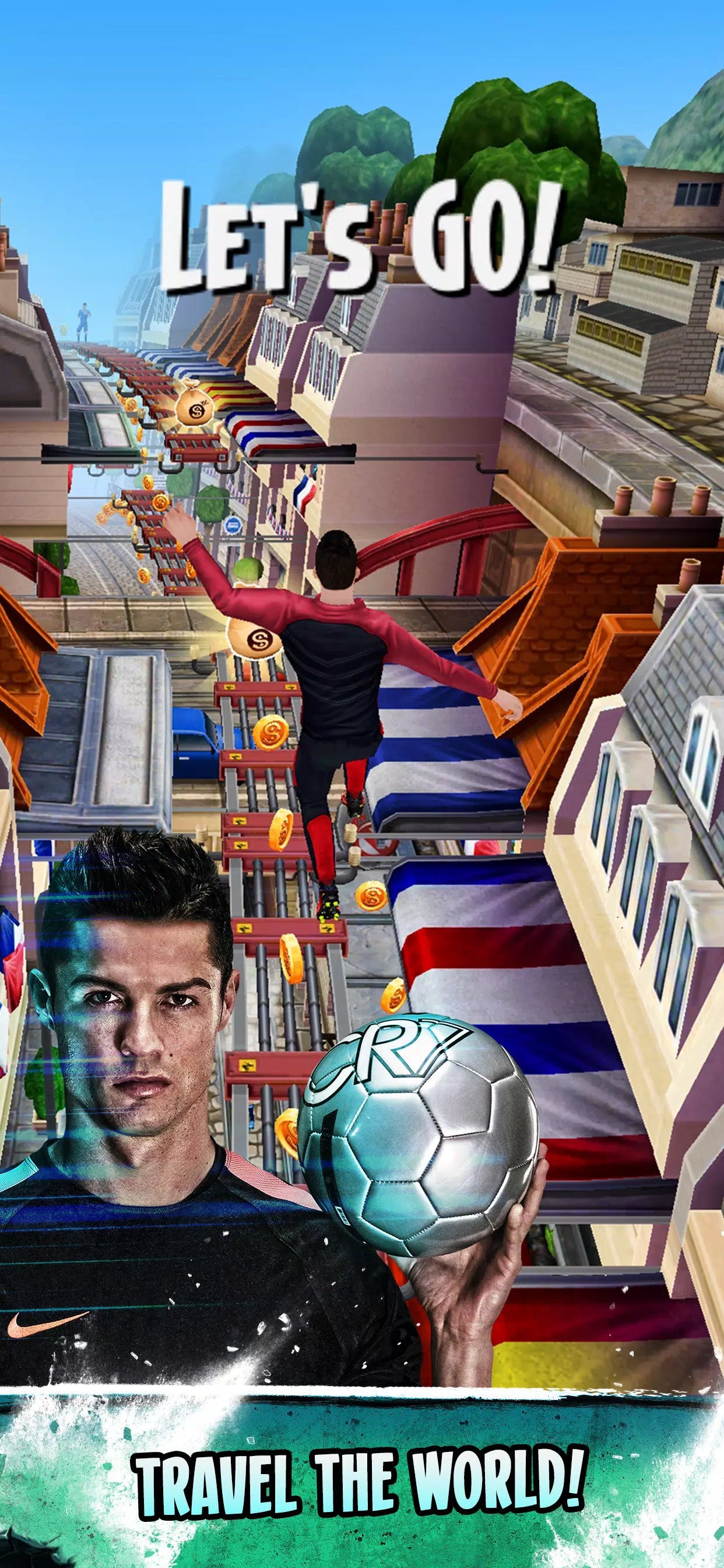 Ronaldo: Kick'n'Run Football Captura de pantalla 1