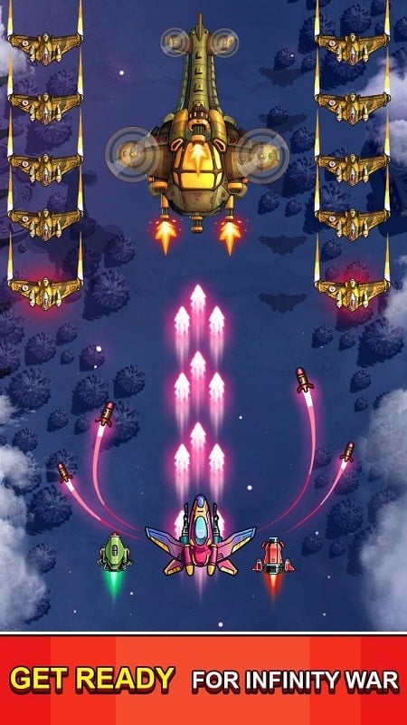 Space X: Sky Strike Force Ảnh chụp màn hình 1