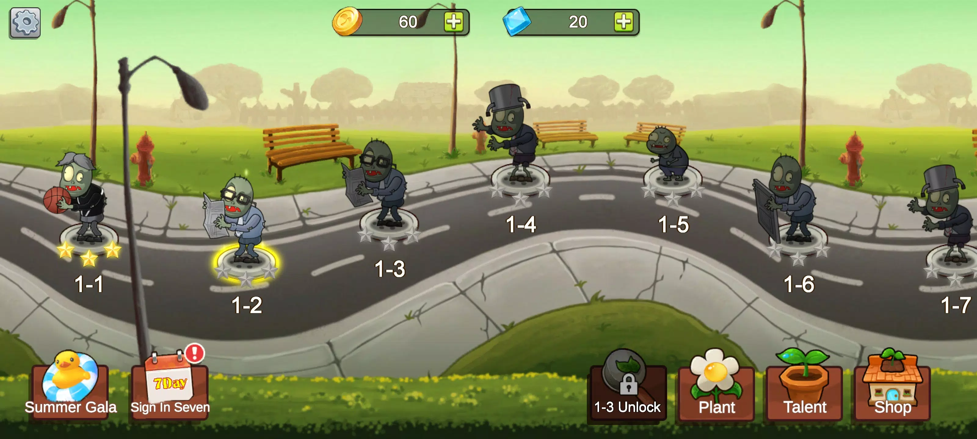 Merge Plants – Defense Zombies Tangkapan skrin 0