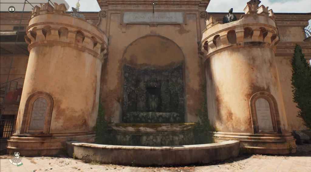 The Fountain of Confession entrance