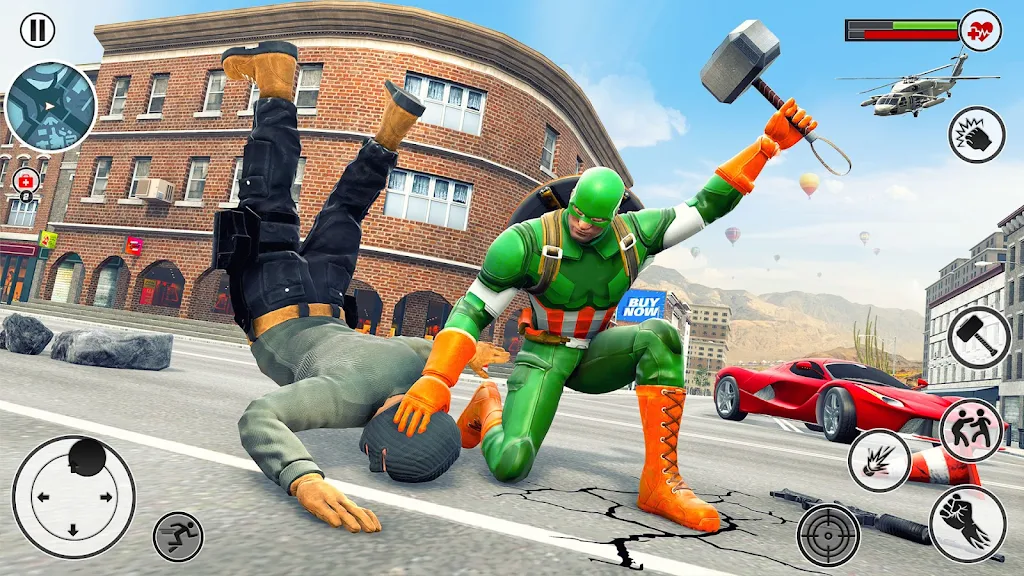 Rope Captain Superhero Fight應用截圖第0張