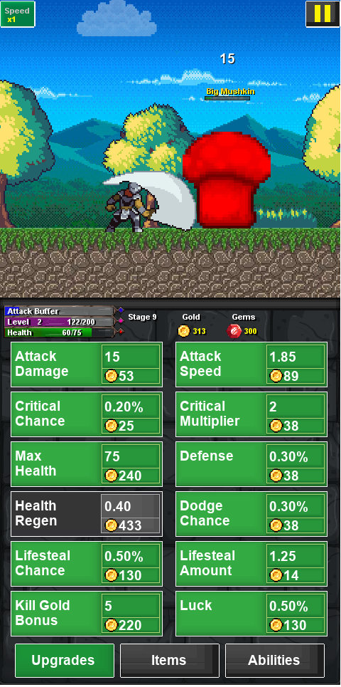 Knights Run Roguelite Defense Screenshot 2