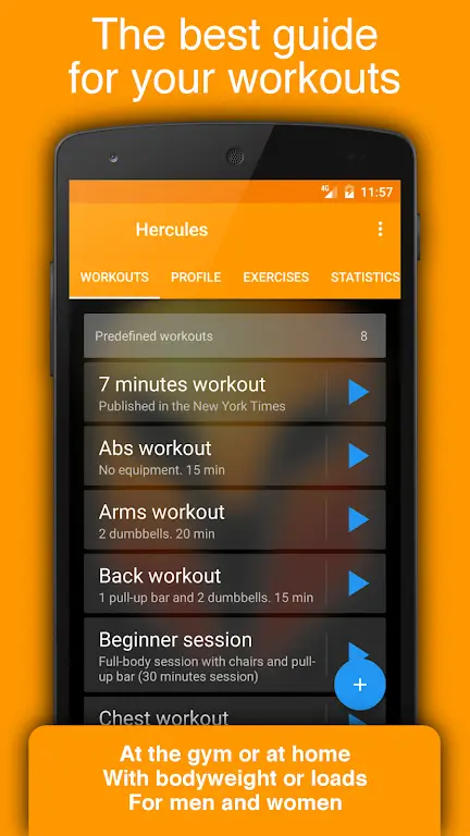 Hercules Workout ဖန်သားပြင်ဓာတ်ပုံ 3