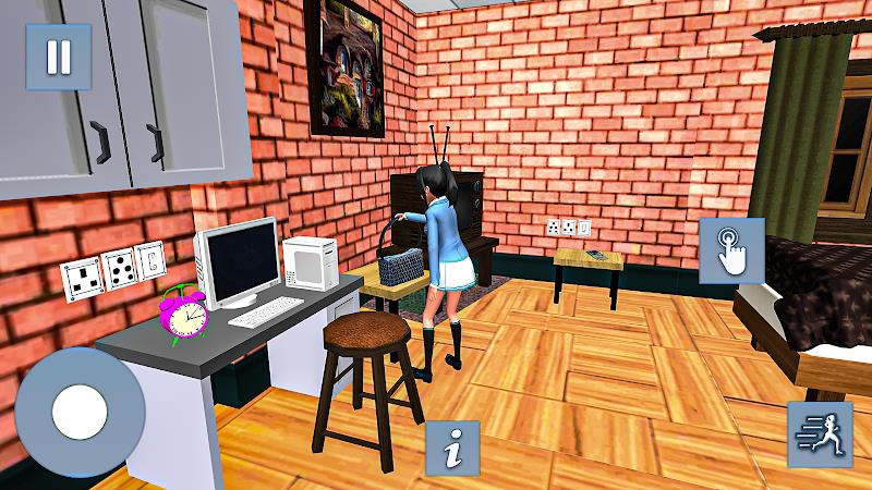 Anime Games: Office Girl Sim Screenshot 1