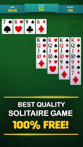 Solitaire Card Game Classic Schermafbeelding 0