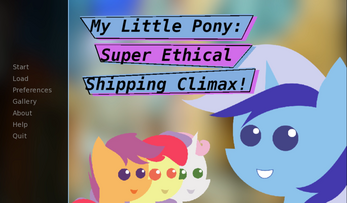 My Little Pony: Super Ethical Shipping Climax! スクリーンショット 0