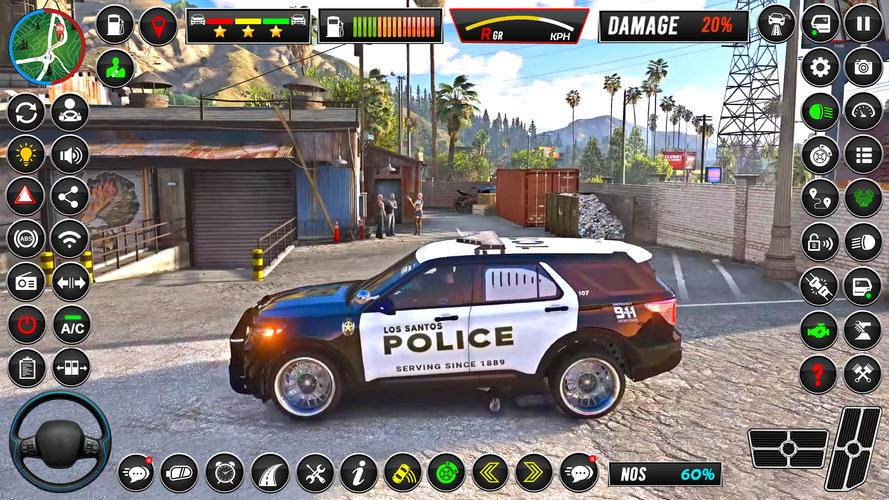 City Police Cop Car Driving 3D Скриншот 1