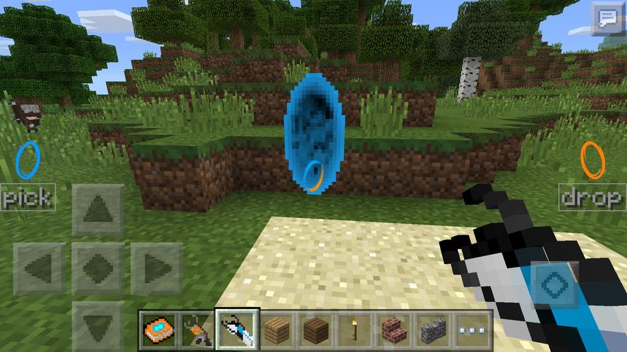 Portal mod for mcpe Captura de tela 1