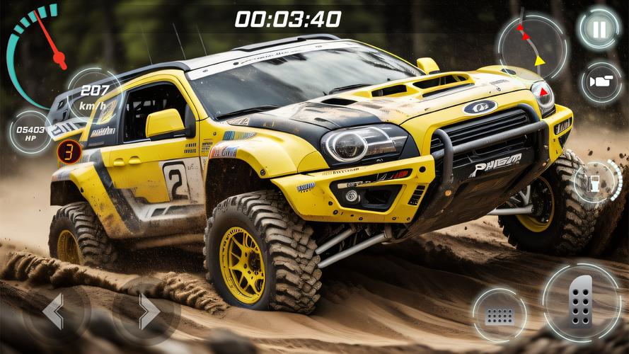 Offroad Mud Truck Game Offline Captura de pantalla 2