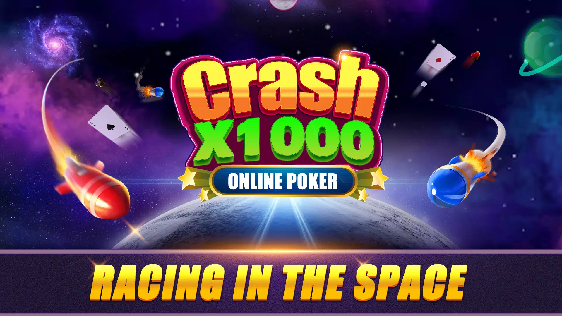 Crash x1000 - Online Poker Schermafbeelding 1