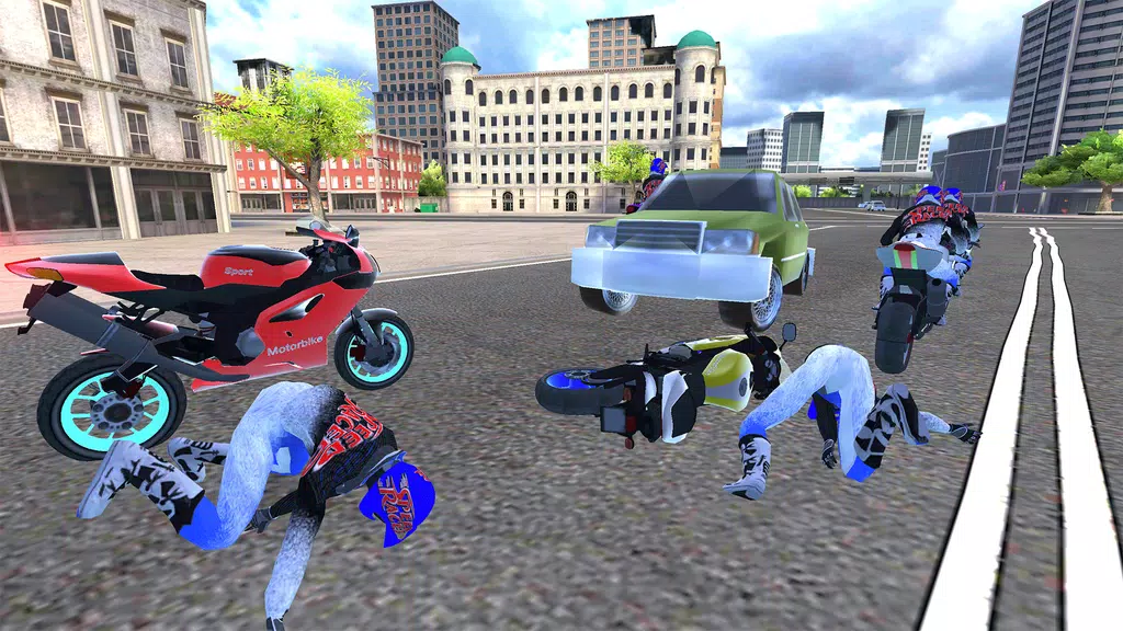 Schermata Real Moto Bike City Racing 3