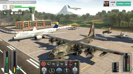 Fly Airplane flight simulator Captura de tela 0