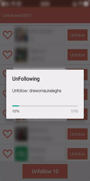 Unfollower Plus - Non followers & Following應用截圖第1張