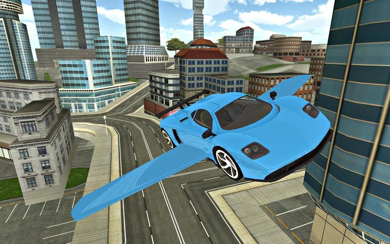 Flying Car Simulator Xtreme 3D Captura de tela 3