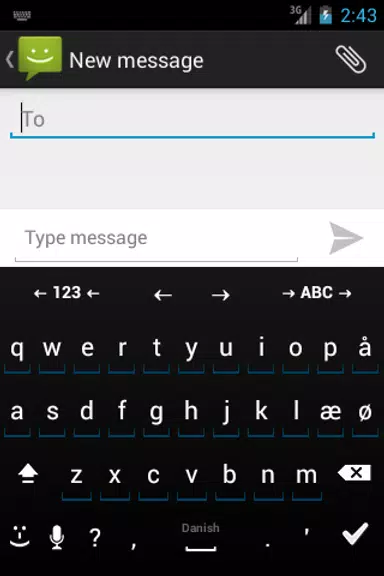 Danish for AnySoftKeyboard Captura de tela 0