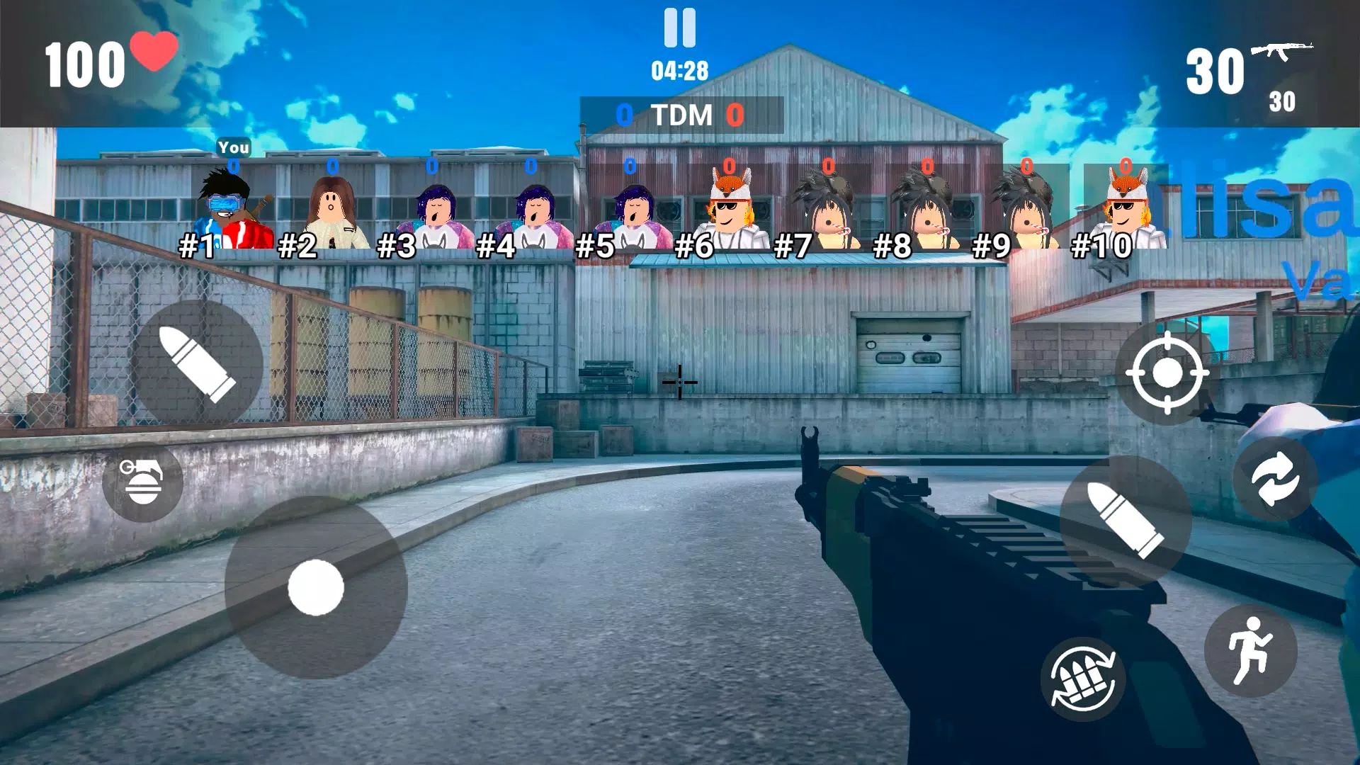 Gunfight Arena: Obby Shooter スクリーンショット 0