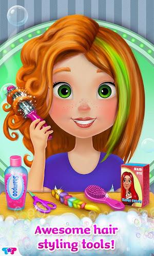 Crazy Hair Salon-Girl Makeover Screenshot 2