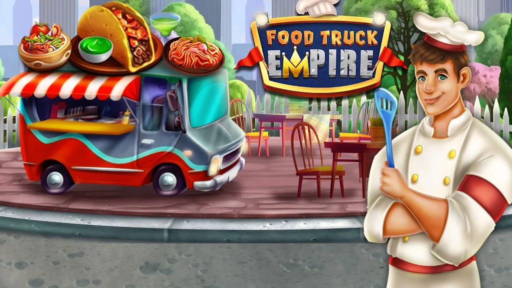 Food truck Empire Cooking Game Captura de pantalla 0