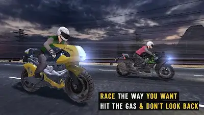 Racing Motorist : Bike Game Captura de pantalla 1