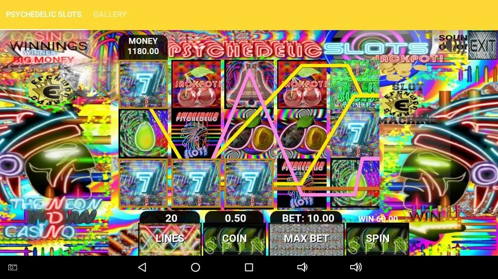 Psychedelic Slots ဖန်သားပြင်ဓာတ်ပုံ 3