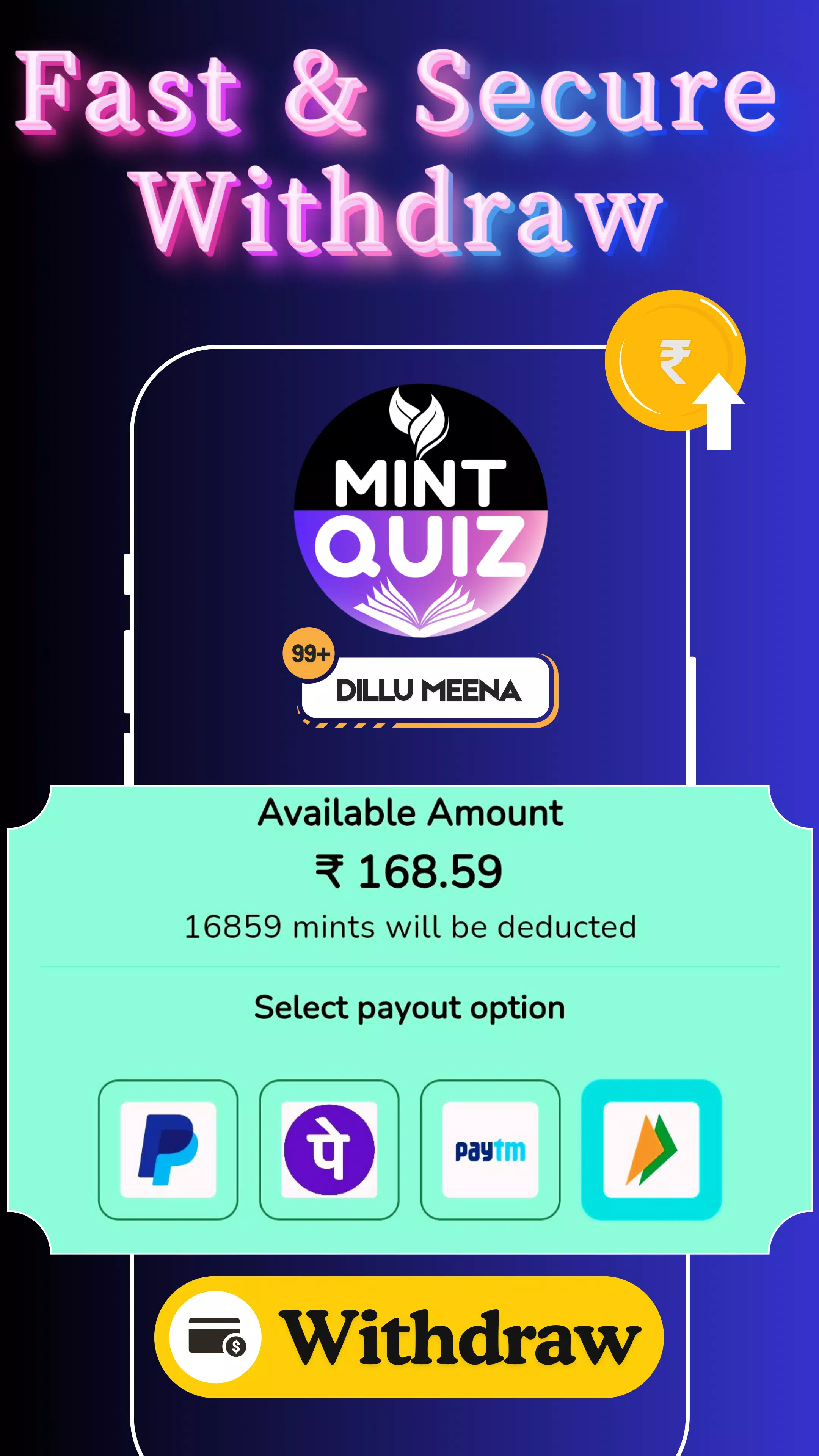 Earning App: Mint Quiz ภาพหน้าจอ 3